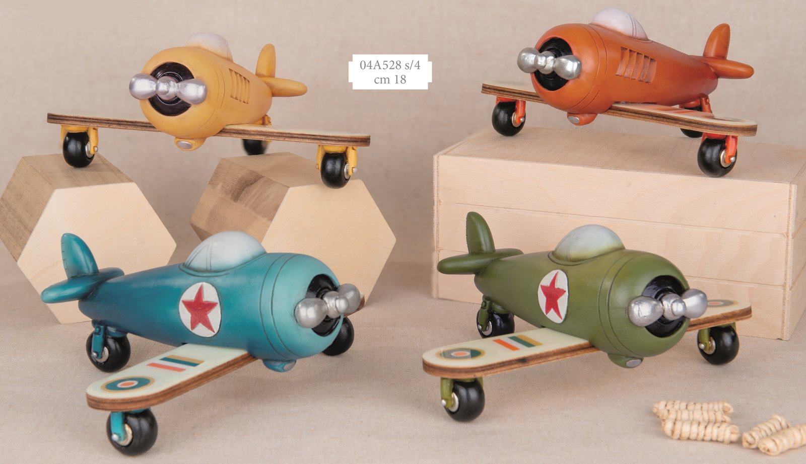 Speed Aereo cm.18 Bomboniera 4 assortiti 04A528, ideale per Battesimo avventuroso.