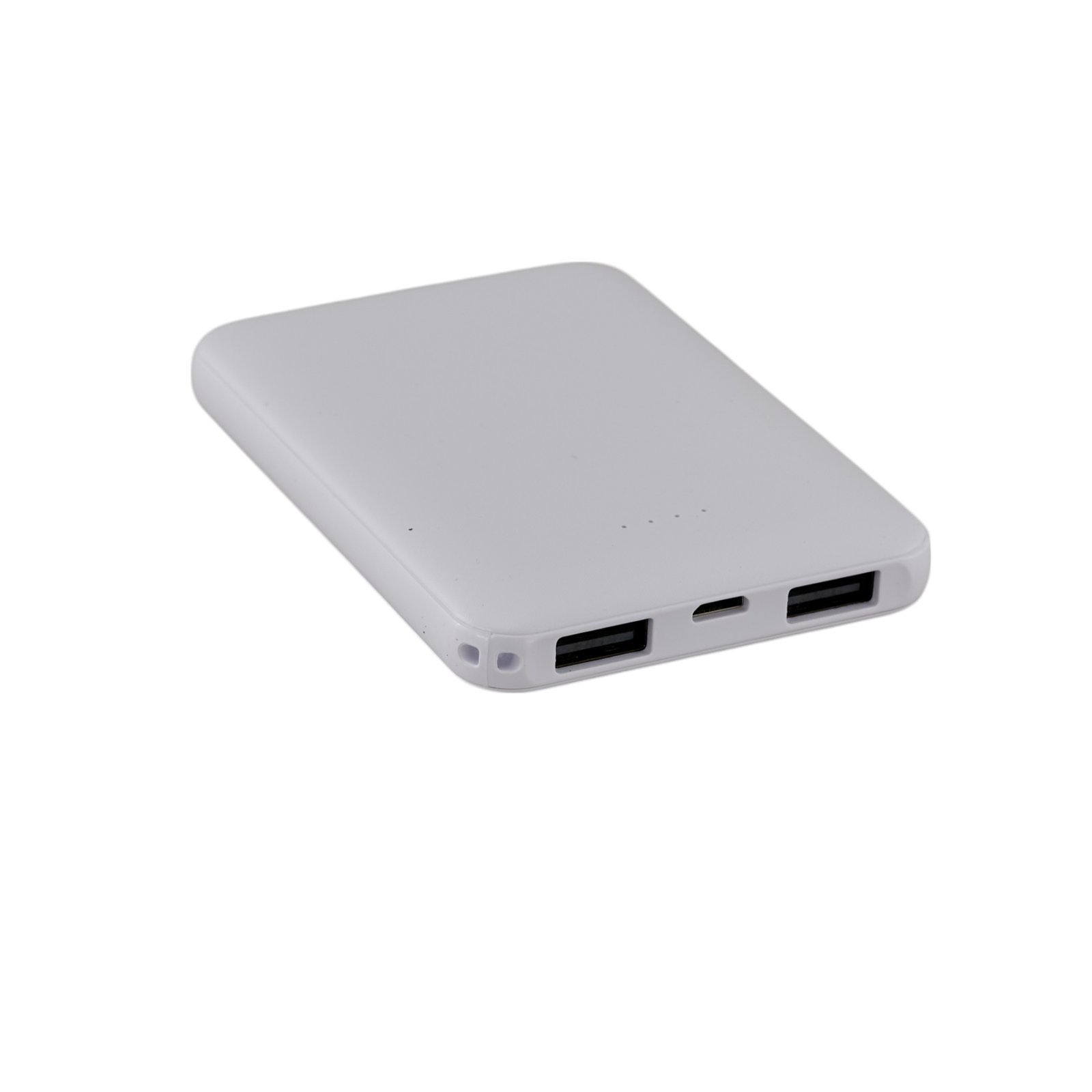Powerbank Bianco 3000mAh 1394029, gadget tecnologico compatto per bomboniere da Bomboniere Cupido Trapani.