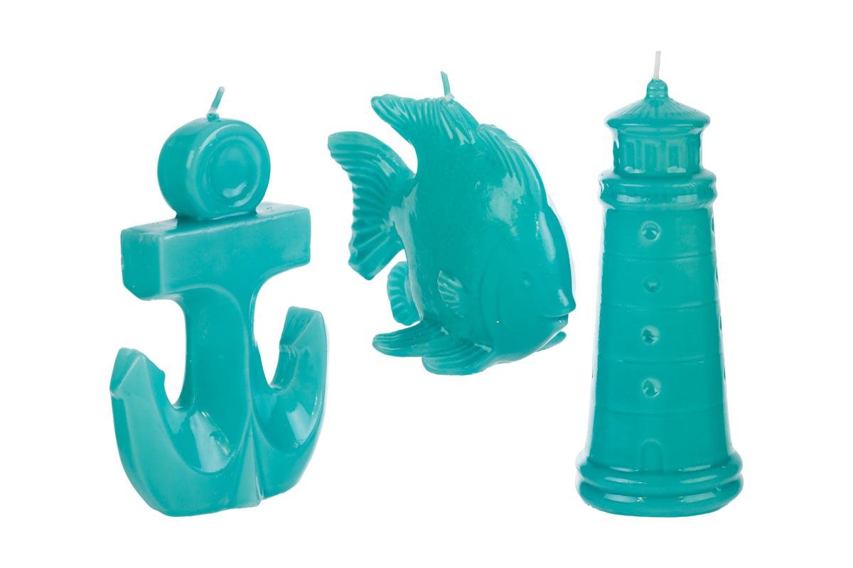 Candela Mare Grande 9×14 cm Bomboniera 3 ass. 58148, ideale per Matrimonio marino.