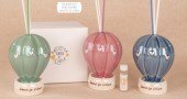 Balloon Diffusore Set 3 Pezzi Bomboniera cm.8 h.11 con Box 02A434, ideale per Battesimo allegro.